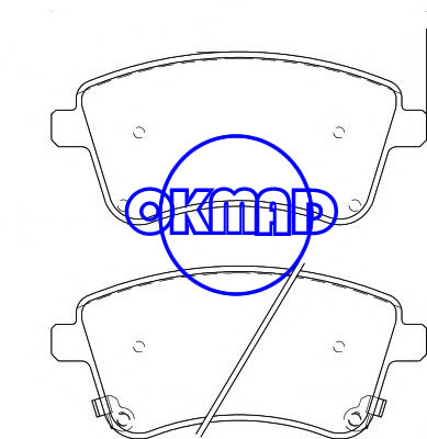 KIA VENGA (YN) Plaquette de frein OEM : 58101-1PA00 FDB4339 GDB3509 WVA : 25184 25185 25186, FF4339